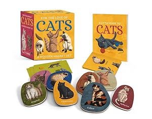 Seller image for For the Love of Cats : A Wooden Magnet Set for sale by GreatBookPrices