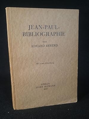 Bild des Verkufers fr Jean-Paul-Bibliographie. zum Verkauf von ANTIQUARIAT Franke BRUDDENBOOKS