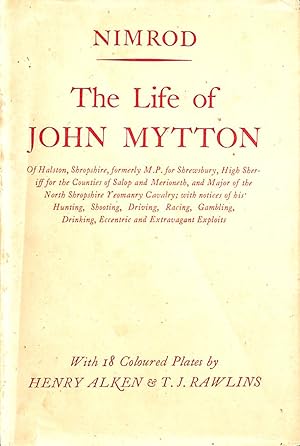 Seller image for Memoirs of the life of the late John Mytton for sale by M Godding Books Ltd