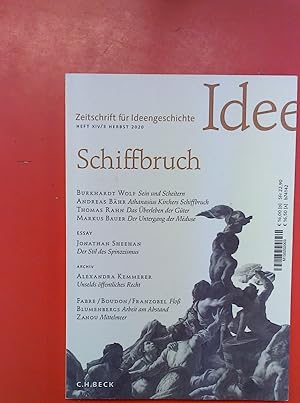 Image du vendeur pour Zeitschrift fr Ideengeschichte Heft XIV/3 Herbst 2020 - Schiffbruch mis en vente par biblion2