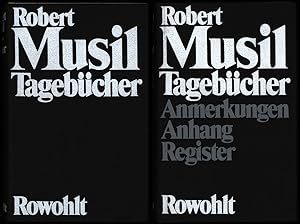 Tagebücher. 2 Bände (komplett). Herausgegeben von Adolf Frisé. 2. Band: Anmerkungen, Anhang, Regi...