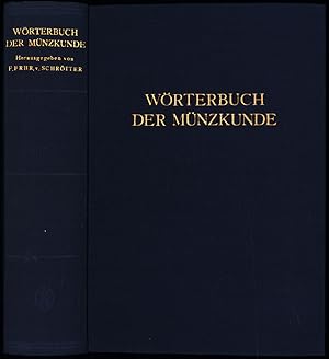 Wörterbuch der Münzkunde.