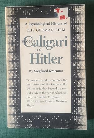 Bild des Verkufers fr From Caligari to Hitler (A Psychological History of The German Film) zum Verkauf von Homeless Books