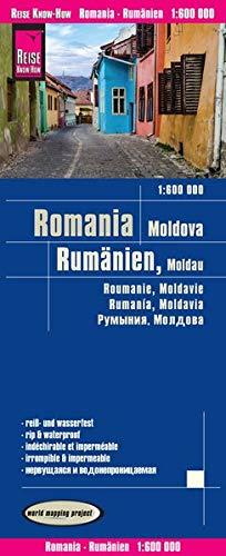 Bild des Verkufers fr Romania & Moldova GPS: (world mapping project) (Romania / Moldova (1:600.000)): rei- und wasserfest (world mapping project) zum Verkauf von WeBuyBooks