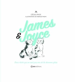 Imagen del vendedor de James & Joyce Deux chats qui ne sont pas ns de la dernire pluie a la venta por Dmons et Merveilles