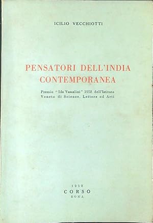 Imagen del vendedor de Pensatori dell'India a la venta por Miliardi di Parole