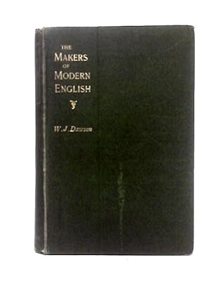 Seller image for The Makers of Modern English. A Popular Handbook To The Greater Poets Of The Century for sale by World of Rare Books