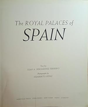 Bild des Verkufers fr THE ROYAL PALACES OF SPAIN. zum Verkauf von Livraria Castro e Silva