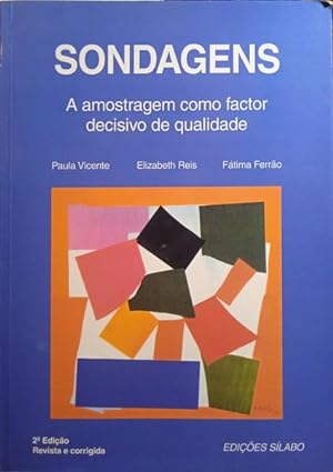 Seller image for SONDAGENS, A AMOSTRAGEM COMO FACTOR DECISIVO DE QUALIDADE. [2. EDIO] for sale by Livraria Castro e Silva