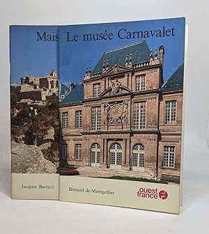 Bild des Verkufers fr Lot de deux brochures Ouest-France: Maisons et villages provenaux (Barozzi) 1980 / Lemuse Carnavalet (de Montgolfier) 1984 zum Verkauf von crealivres