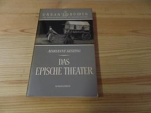 Imagen del vendedor de Das epische Theater. Zur Struktur des modernen Dramas a la venta por Versandantiquariat Schfer