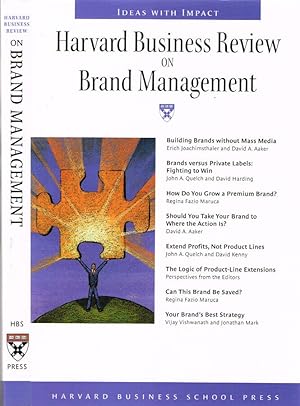 Seller image for Harvard Business Review on Brand Management for sale by Biblioteca di Babele