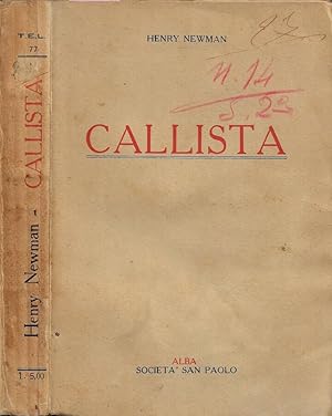 Bild des Verkufers fr Callista zum Verkauf von Biblioteca di Babele