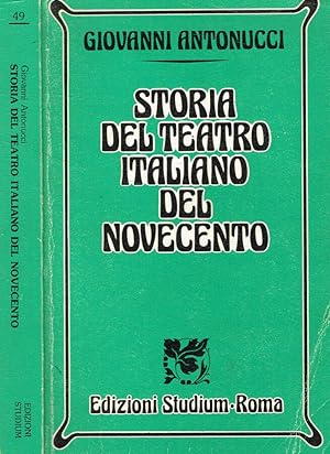 Bild des Verkufers fr Storia del teatro italiano del Novecento zum Verkauf von Biblioteca di Babele