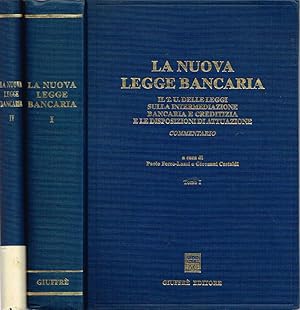 Imagen del vendedor de La nuova Legge Bancaria Il T.U. delle leggi sulla intermediazione bancaria e creditizia e le disposizioni di attuazione - Commentario - Tomo I; Tomo IV: Appendice di Aggiornamento (di Alessandro Napolitano) a la venta por Biblioteca di Babele