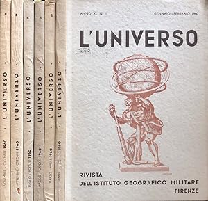 L'Universo anno XL 1960 Rivista dell'Istituto Geografico Militare