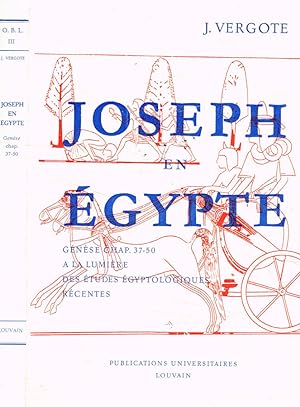 Imagen del vendedor de Joseph en Egypte Gense chap.37-50,  la lumiere des tudes dyptologiques rcentes a la venta por Biblioteca di Babele