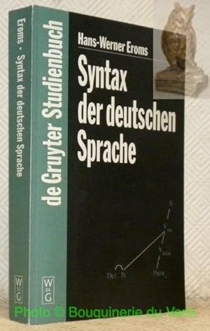 Bild des Verkufers fr Syntax der deutschen Sprache. De Gruyter Studienbuch. zum Verkauf von Bouquinerie du Varis