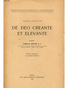 Seller image for TRACTATUS DE DEO CREANTE ET ELEVANTE Editio quarta for sale by Librovicios