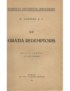 Image du vendeur pour DE GRATIA REDEMPTORIS Editio tertia mis en vente par Librovicios