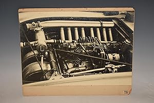 Immagine del venditore per Large Original Photograph MERCEDES-BENZ 300 SLR Engine Motorsport SIGNED by Martyn Wainwright. venduto da PROCTOR / THE ANTIQUE MAP & BOOKSHOP
