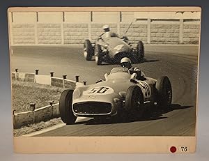 Immagine del venditore per Large Original Photograph PIERO TARUFFI (MERCEDES) Motorsport SIGNED by Martyn Wainwright. venduto da PROCTOR / THE ANTIQUE MAP & BOOKSHOP