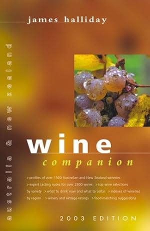 Immagine del venditore per James Halliday's Australian Wine Companion 2004 venduto da WeBuyBooks