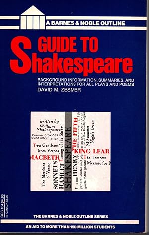 Seller image for GUIDE TO SHAKESPEARE for sale by The Reading Well Bookstore