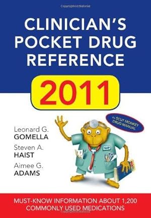 Seller image for Clinician's Pocket Drug Reference, 2011 for sale by WeBuyBooks