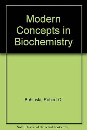 Imagen del vendedor de Modern Concepts in Biochemistry a la venta por WeBuyBooks
