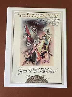 Gone with the Wind SIGNED program & letter