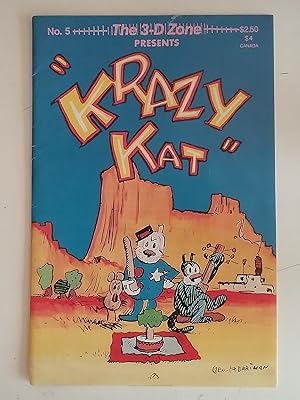 Imagen del vendedor de 3D Zone Presents Krazy Kat - Number 5 Five - June 1987 a la venta por West Portal Books