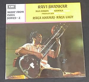 Ravi Shankar. Raga Khamaj  R?ga Lalit. Vinyl-LP Very Good (VG+)