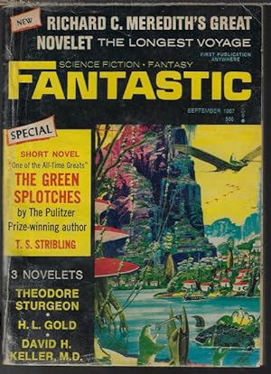 Immagine del venditore per FANTASTIC Stories: September, Sept. 1967 venduto da Books from the Crypt