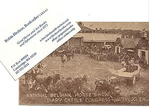 National Belgian Horse Show / Diary [sic, = Dairy] Cattle Congress -- Waterloo, IA