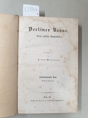 Bild des Verkufers fr Berliner Revue. Social-politische Wochenschrift : zum Verkauf von Versand-Antiquariat Konrad von Agris e.K.