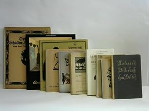 Seller image for Sammlung von 10 Bcher mit zahlreichen Scherenschnitten und deren Kulturgeschichte for sale by Celler Versandantiquariat