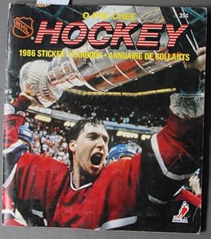 NHL O-Pee-Chee Hockey 1986 Sticker Yearbook - Canadien - Patrick Roy Stanley Cup on Cover (includ...