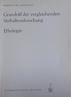 Bild des Verkufers fr G rundri der vergleichenden Verhaltensforschung. Ethologie zum Verkauf von Antiquariat Bookfarm