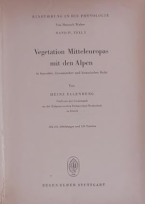 Bild des Verkufers fr Vegetation Mitteleuropas mit den Alpen. Band IV, Teil 2 zum Verkauf von Antiquariat Bookfarm