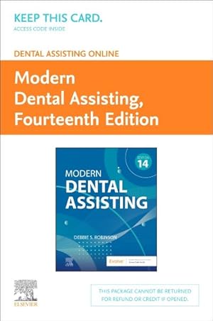 Image du vendeur pour Dental Assisting Online for Modern Dental Assisting Access Card mis en vente par GreatBookPrices