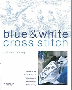 Blue & White Cross Stitch