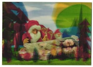 Bild des Verkufers fr 3D-Ansichtskarte Die sieben Zwerge am glsernen Sarg mit Schneewittchen zum Verkauf von Bartko-Reher