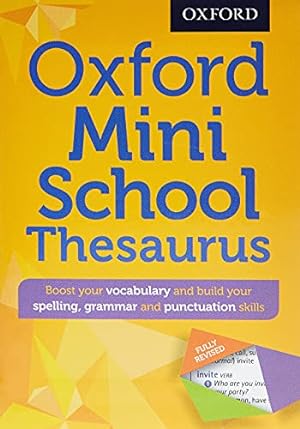 Bild des Verkufers fr Oxford Mini School Thesaurus (Dictionaries) zum Verkauf von WeBuyBooks