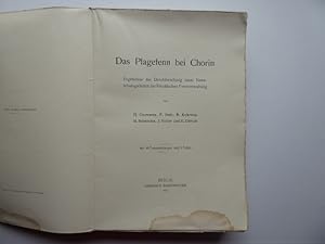 Bild des Verkufers fr Das Plagefenn bei Chorin. Ergebnisse der Durchforschung eines Naturschutzgebietes der Preuischen Forstverwaltung von H. Conwenthz, F. Dahl, R. Kolkwitz, H. Schroeder, J. Stoller und E. Ulbrich. Mit 25 Textabbildungen und 3 Tafeln. Reihe: Beitrge zur Naturdenkmalpflege Dritter Band. zum Verkauf von Antiquariat Heinzelmnnchen