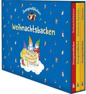 Zwergenstübchen-Schuber - Weihnachtsbacken : 3 Backbücher in einer Sammelbox: Himmlische Backstub...