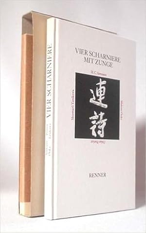 Vier Scharniere mit Zunge Renshi-Kettendichtung von H. C. Artmann, Makoto Ooka, Oskar Pastior, Sh...