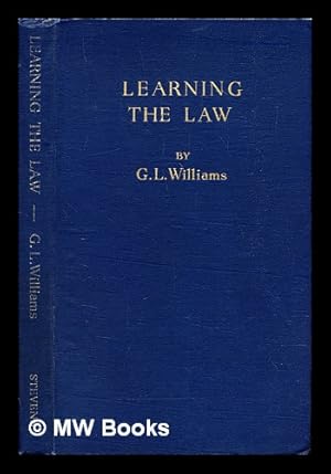 Imagen del vendedor de Learning the Law : A book for the guidance of the law student a la venta por MW Books Ltd.