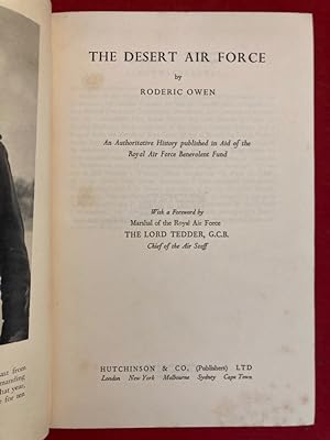 Bild des Verkufers fr The Desert Air Force. zum Verkauf von Plurabelle Books Ltd