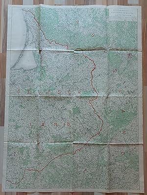 Ravensteins Kriegskarte No. 6 (Nr. 6) Russisches Grenzgebiet gegen Ost-Preussen. Maßstab 1:300000...